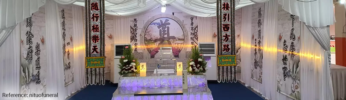 Taoist funeral services in Singapore preparation of the body for the funeral